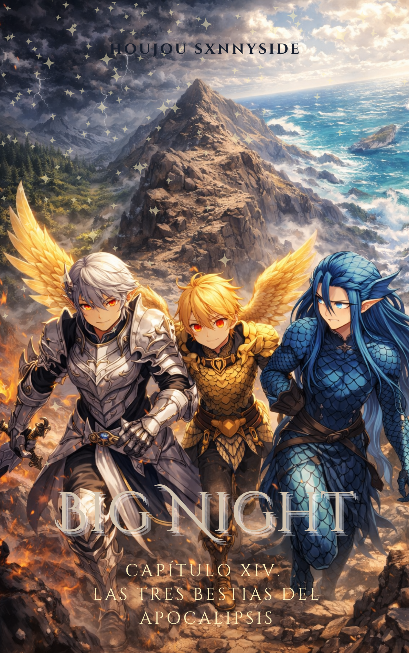 Portada de Big Night Capitulo 14: Las Tres Bestias del Apocalipsis