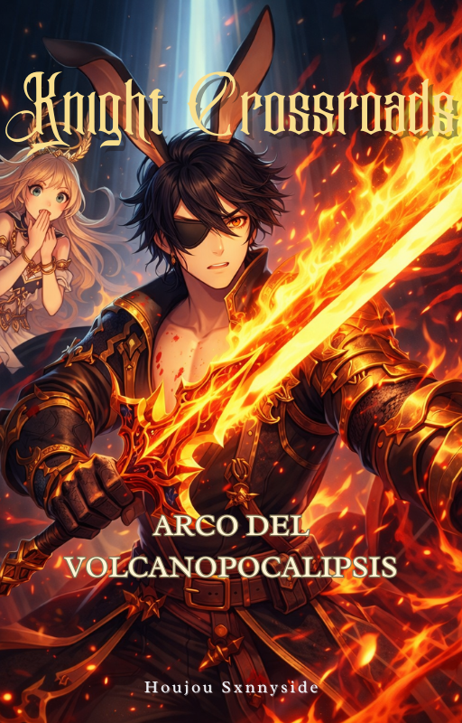 Portada de Knight Crossroads: Arco del Volcanopocalipsis