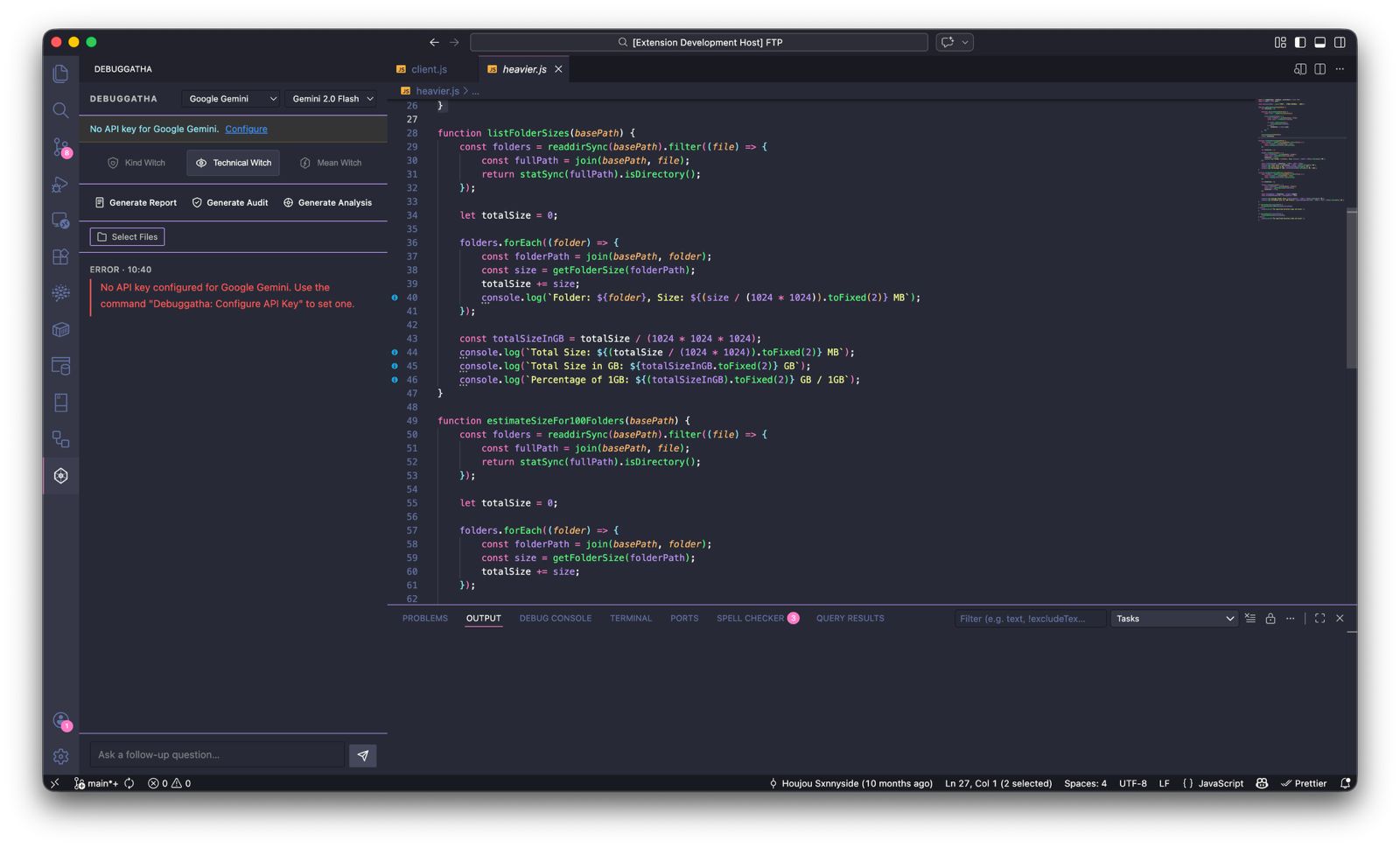 Debuggatha VSCode Extension — CLASSIFIED